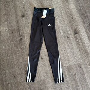 Adidas Kids Black and White Leggings